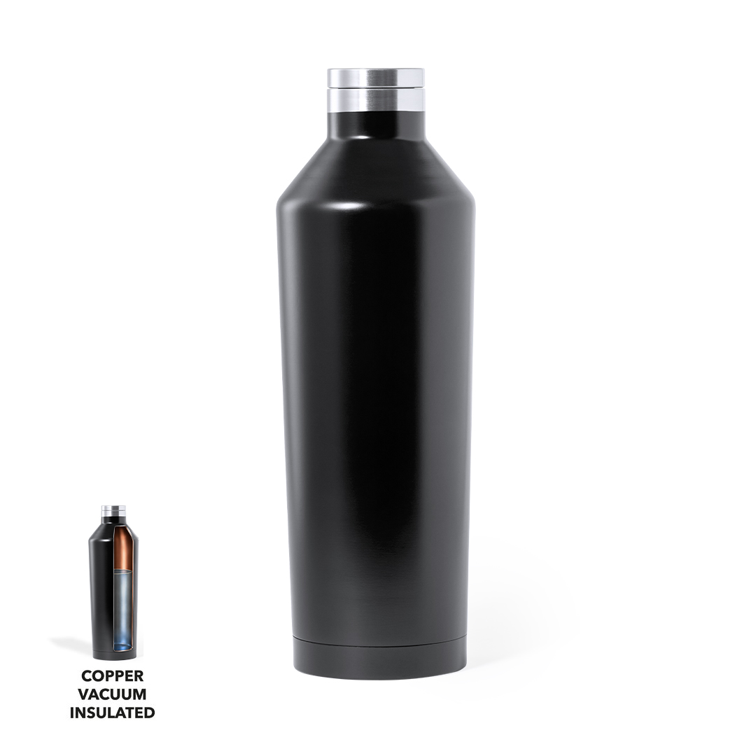 Garrafa térmica 800 mL com isolamento em cobre Gristel