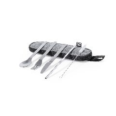 Conjunto de talheres em inox com estojo Tailung – foto 2