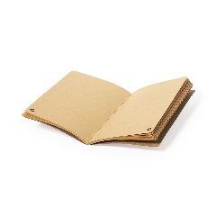 Caderno A5 em cartão reciclado kraft Rayish – foto 4