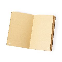 Caderno A5 em cartão reciclado kraft Rayish – foto 5