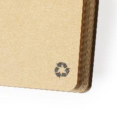 Caderno A5 em cartão reciclado kraft Rayish – foto 6