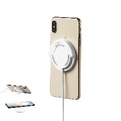 Carregador magnético wireless 10W em ABS reciclado Dixlem RCS