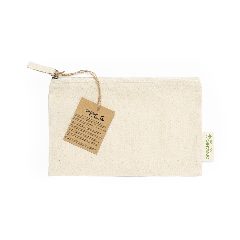 Necessaire em algodão orgânico natural Plumok – foto 4
