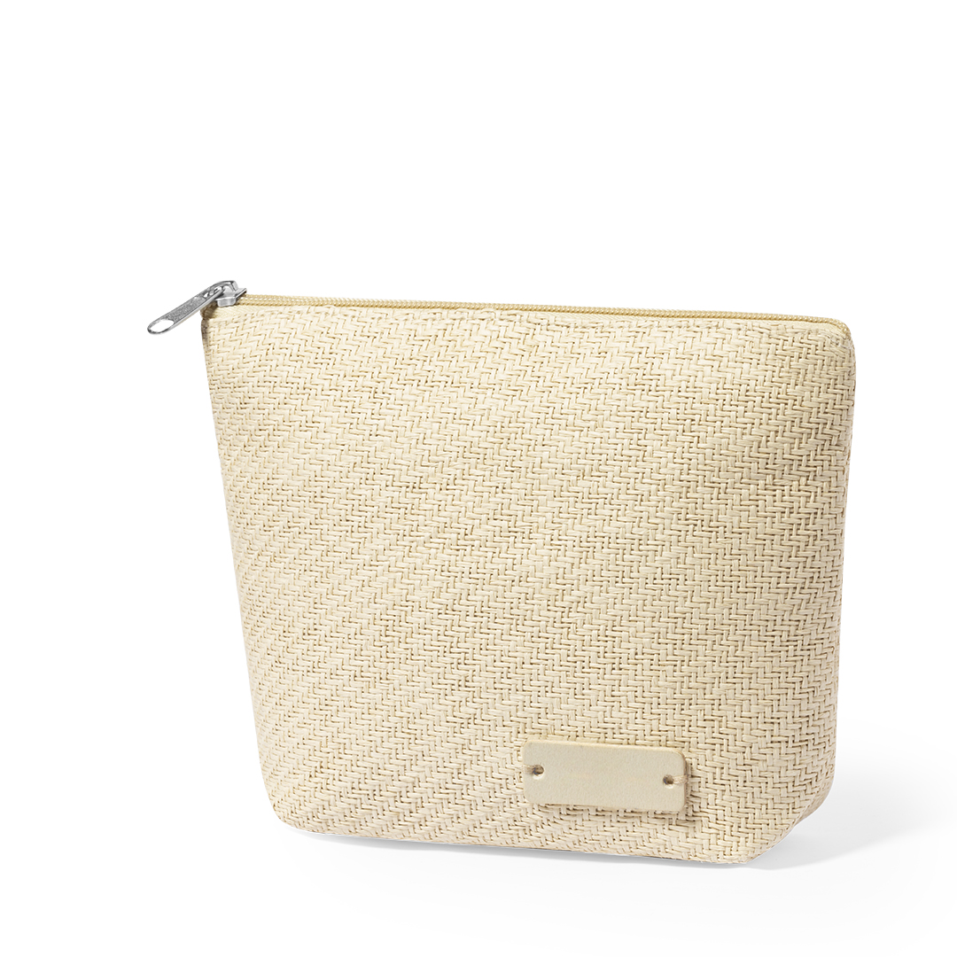 Necessaire com placa de madeira para gravar Chack