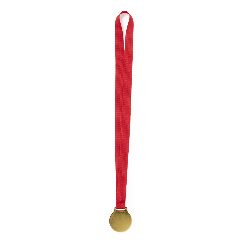 Medalha dourada lisa para impressão digital Maclein