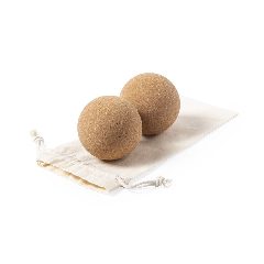 Conjunto de 2 bolas de yoga em cortiça Tuduk – foto 2