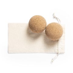 Conjunto de 2 bolas de yoga em cortiça Tuduk – foto 4