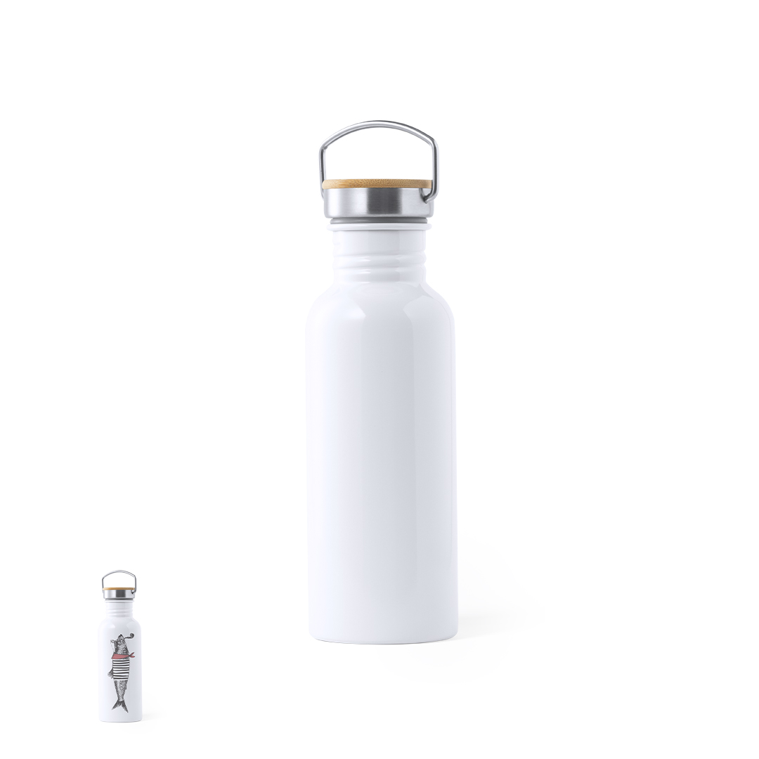 Garrafa retro de aço inox 700 mL para sublimação Preuk