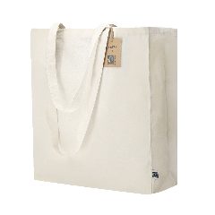 Saco em algodão Fairtrade 180g com fole Elatek – foto 2
