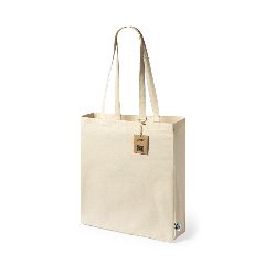 Saco em algodão Fairtrade 180g com fole Elatek – foto 5