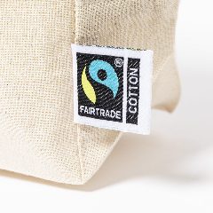 Necessaire em algodão Fairtrade natural Grafox – foto 3