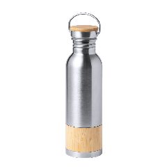 Garrafa retro de aço inox 800 mL com bambu Gaucix – foto 5