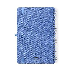 Caderno de argolas em RPET com suporte para telemóvel Maisux – foto 4