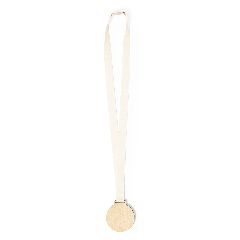Medalha em madeira com cordão de algodão Guster