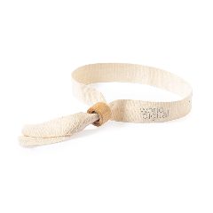 Pulseira em algodão com fecho de bambu Bosgo – foto 3