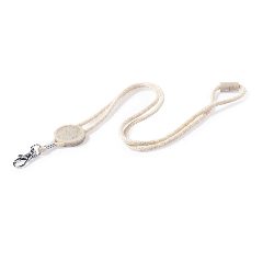 Lanyard em algodão com peças em palha de trigo Denain – foto 3