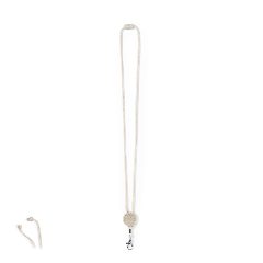 Lanyard em algodão com peças em palha de trigo Denain