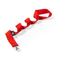 Lanyard em RPET com gancho giratório Loriet – foto 3