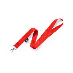 Lanyard em RPET com gancho giratório Loriet – foto 4