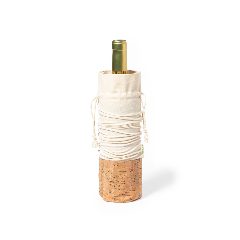 Saco para garrafa em algodão orgânico com base de cortiça Drazen – foto 3