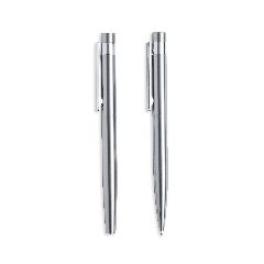 Conjunto de esferográfica e roller em aço inox reciclado Kaylax – foto 6