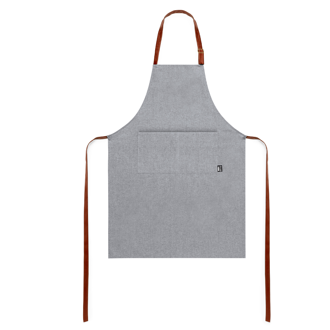 Avental em RPET com bolso frontal Hanaku
