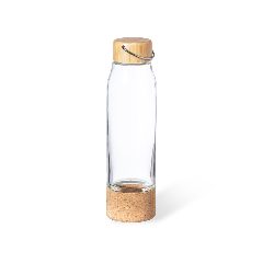 Garrafa de vidro 470 mL com base em cortiça Aderox – foto 6