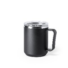 Caneca térmica 350 mL em inox e PP fosco Tikam