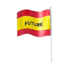 Bandeira de Espanha com haste Saraik – foto 2
