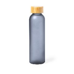 Garrafa de vidro 500 mL com tampa em bambu Eskay – foto 6