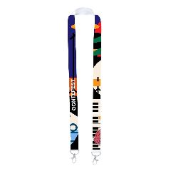 Lanyard para sublimação com 2 mosquetões Lerop – foto 2