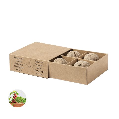 Kit de horta com 4 sementes Tomarux