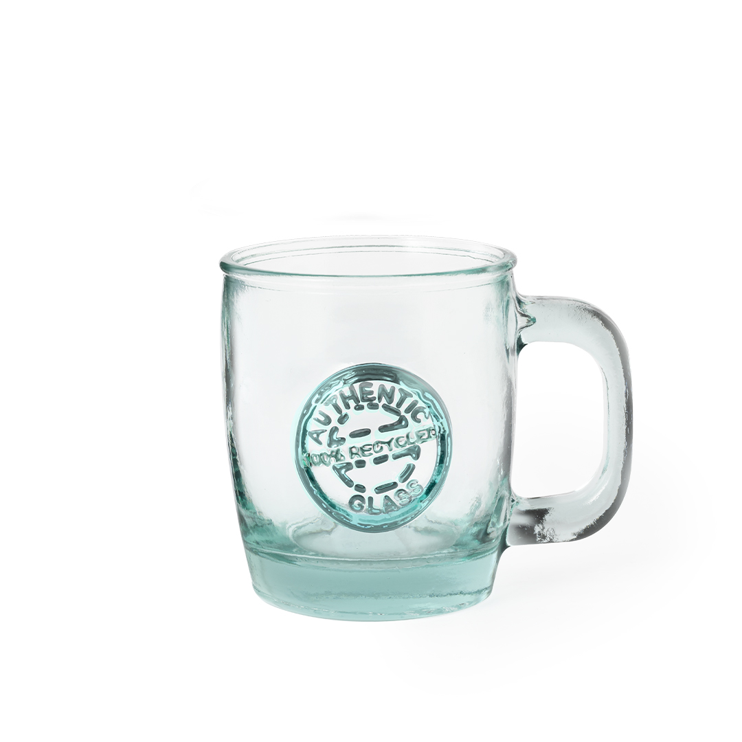 Caneca de vidro reciclado 400 mL Chantir