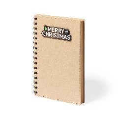 Caderno de argolas de Natal em cartão reciclado Noylax – foto 2