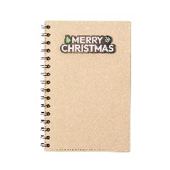 Caderno de argolas de Natal em cartão reciclado Noylax – foto 6
