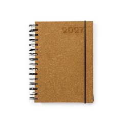 Agenda diária A5 em couro reciclado Torkix – foto 5