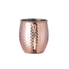 Caneca 500 mL em inox com acabamento cobre Indya – foto 5