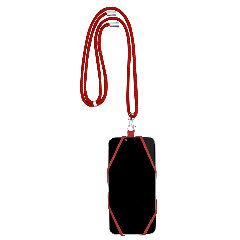 Lanyard porta-telemóvel em poliéster e silicone Sebly – foto 2