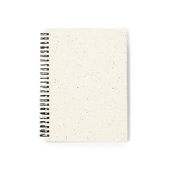 Caderno de argolas A5 em cartão reciclado com bolsa Hantiz – foto 5