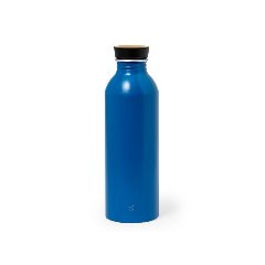 Garrafa 550 mL em alumínio reciclado com tampa em bambu Claud – foto 3