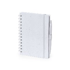 Conjunto de caderno A5 e caneta em ABS reciclado Ciara – foto 3
