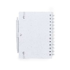Conjunto de caderno A5 e caneta em ABS reciclado Ciara – foto 5