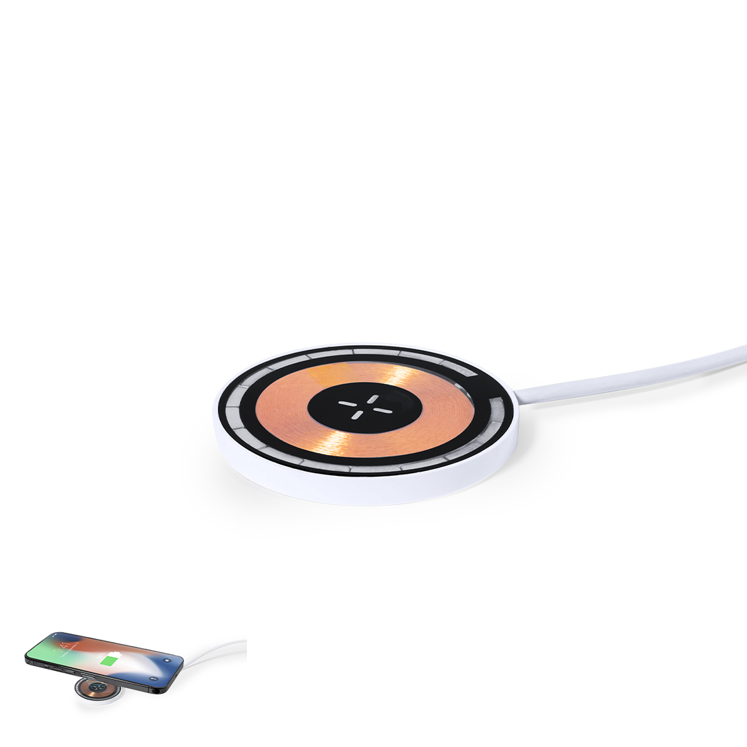 Carregador wireless 15W MagSafe transparente Andrew