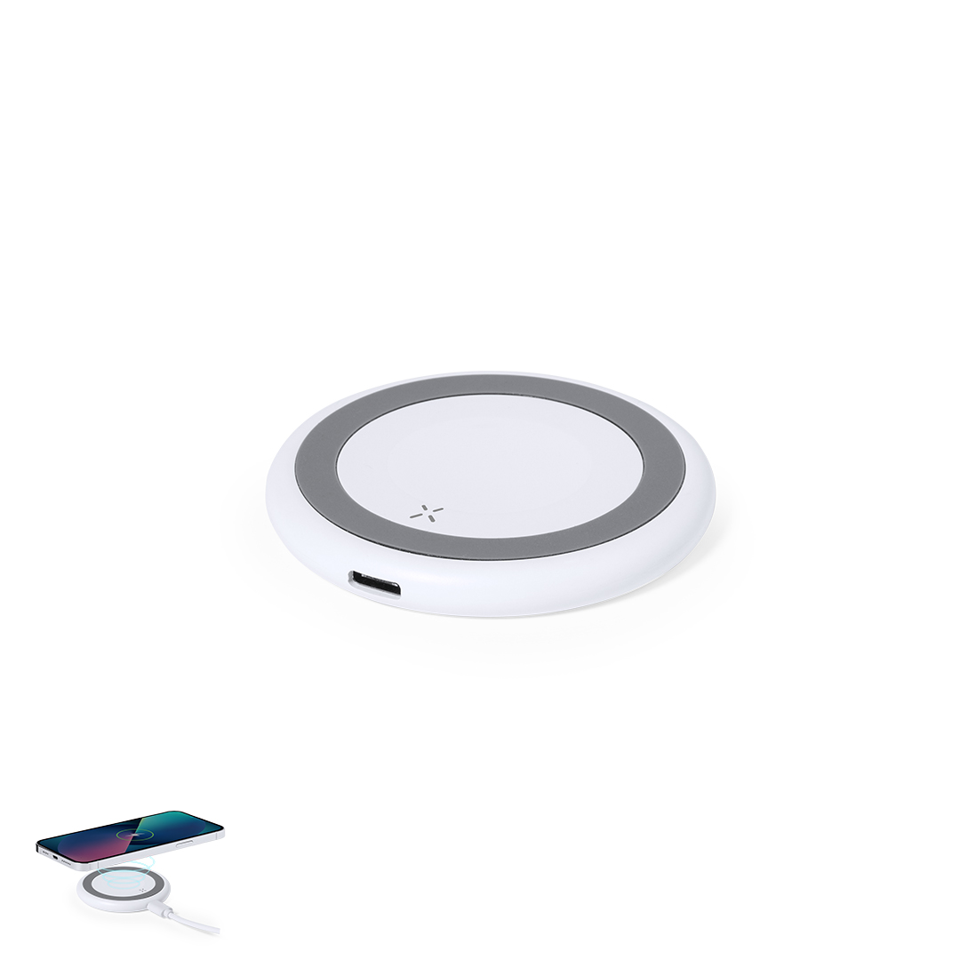 Carregador wireless redondo 15W Joyce