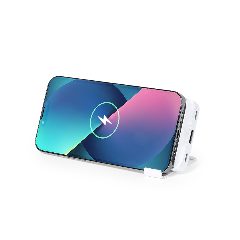 Power bank 5000 mAh com carregador wireless 15W e suporte Barry – foto 3