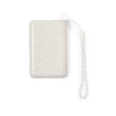 Power bank solar 5000 mAh em fibra de trigo Dawson – foto 4