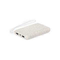 Power bank solar 5000 mAh em fibra de trigo Dawson – foto 5