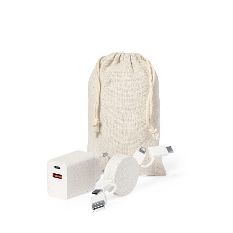Conjunto de carregador de parede e cabo Pylot