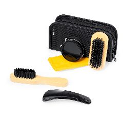 Kit de limpeza de calçado em estojo RPET Aeron – foto 2