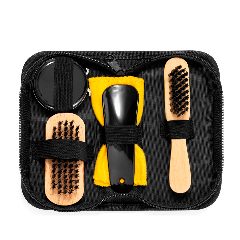 Kit de limpeza de calçado em estojo RPET Aeron – foto 5
